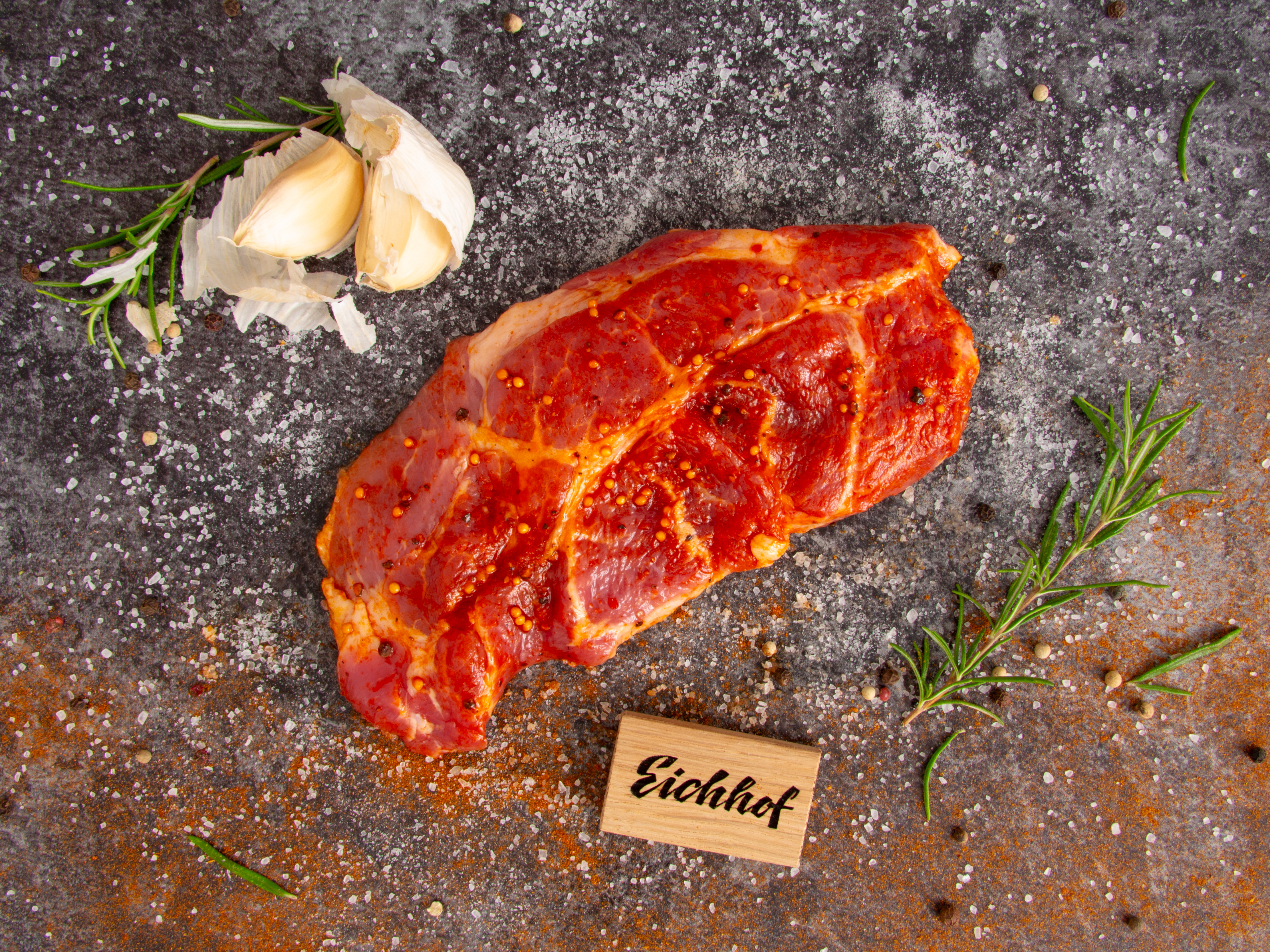 Duroc "Kamm-Steak, mariniert BBQ Rio" (2er-Pack)