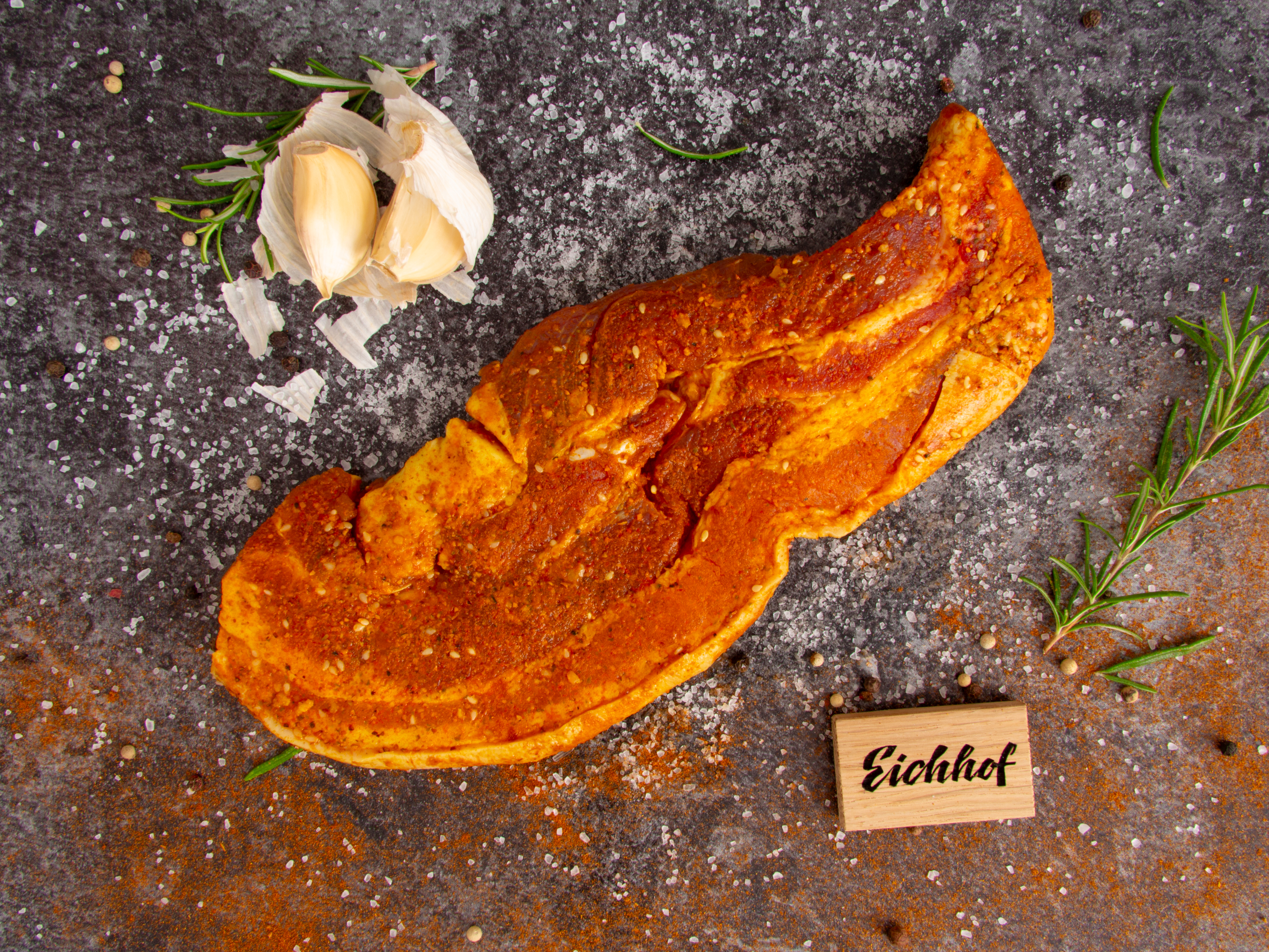 Duroc "Bauchscheibe, gewürzt" (2er-Pack)